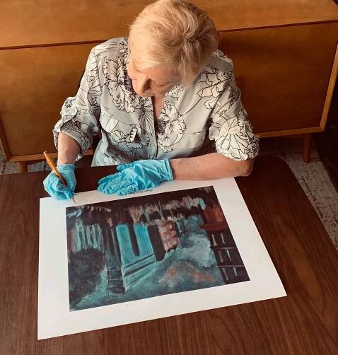 Eve Plumb "Europe Street Scene #1" 16"x20" - Image 2