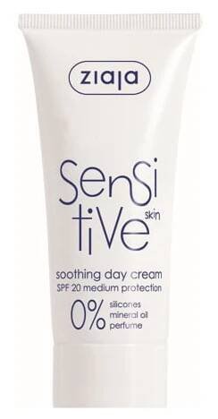 ZIAJA Zklidňující denní krém SPF 20 Sensitive 50 ml