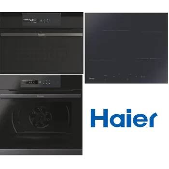 Vestavná trouba set Haier HWO60SM5B5BH + HAH64EXCP + HWO45NB4B0B1