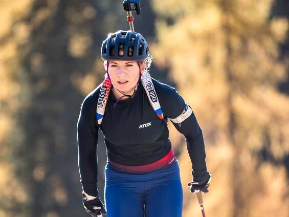 Soustředění Anterselva 2022, kolečkové lyže + posilovna - Biatlon