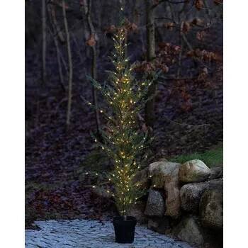 Vánoční stromek SIRIUS LED světelný stromek v květináči Cedr, 190 cm