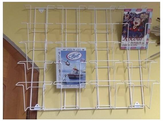 Stojan závěsný 20 box na A5/DVD/CD