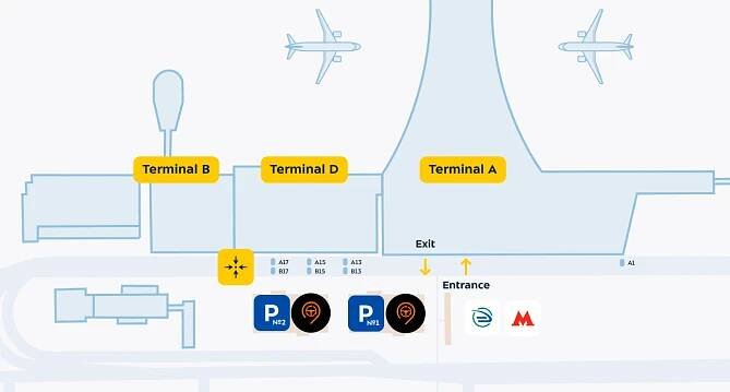 How to get to Vnukovo International Airport by carsharing