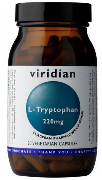 L-Tryptophan 220 mg - 90 kapslí - Viridian