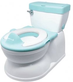 Real Feel Potty - Virtual Flushing & Cheering Sounds, Disposable Liners & Removable Seat for Independent Use - by Jool Baby