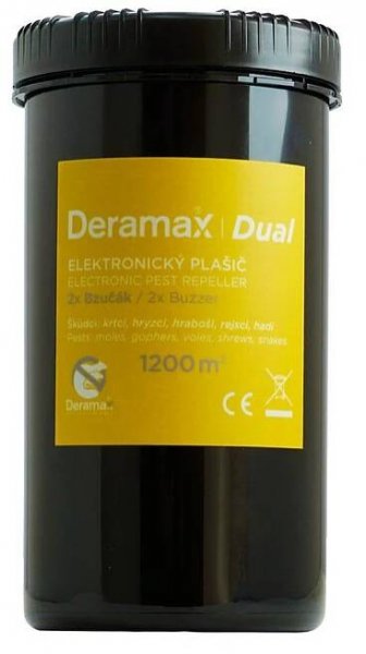 Deramax®-Dual - Elektronický odpuzovač-plašič krtků a hryzců