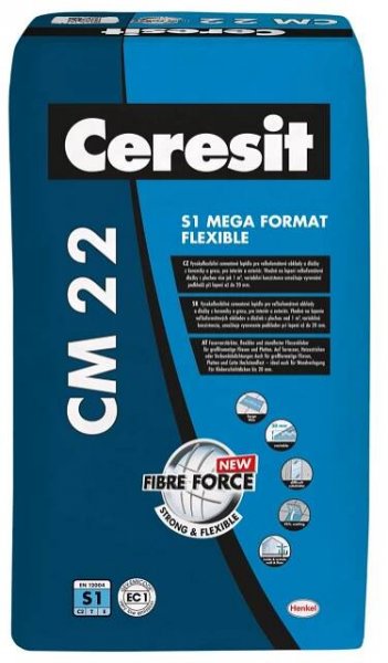 Ceresit Flexibilní lepidlo pro lepení velkoform. obkladů a dlažby CM 22 25 kg nakoupit u OBI