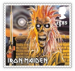 Iron Maiden - známkový arch Eddie