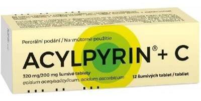 Acylpyrin + C 12 šumivých tablet