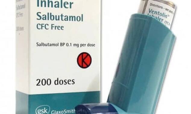Inhalátor Ventolin - 1 inhalátor 100 μg - 200 dávek - GlaksoSmithKline