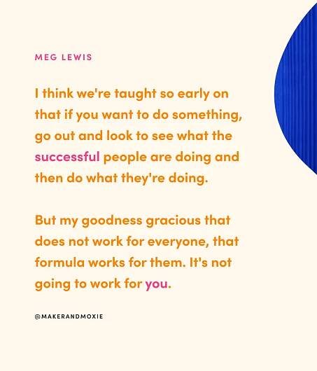 Meg Lewis on being uniquely you, embracing your personality, and attracting your dream projects