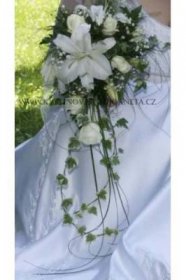 Svatební kytice Martina z lilií