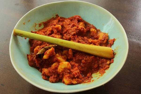 How to Make Sambal Udang (Fresh Shrimp Sambal)