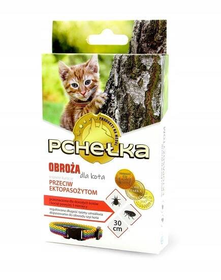 Obojek PCHEŁKA pro kočky proti blechám 150 g