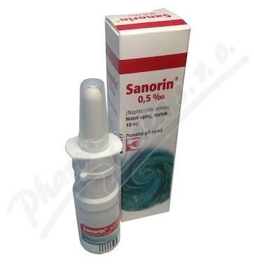 Sanorin 0.5mg/ml nas.spr.sol.1x10ml