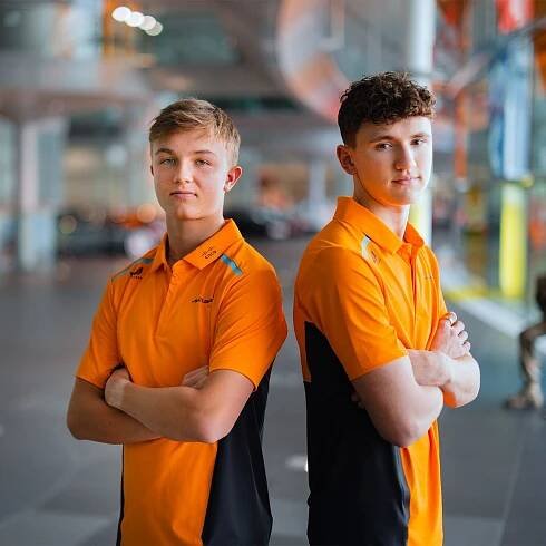 Alex Dunne and Martinius Stenshorne join the McLaren Driver Development programme