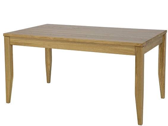 Dubový stůl ST331, výška: š50, horní konstrukce: masivní lamely, deska: deska-2 cm, šířka: š120 v Jídelní stoly na www.eoshop.cz