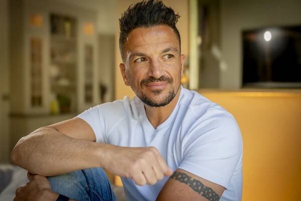 Peter Andre at home in Surrey.