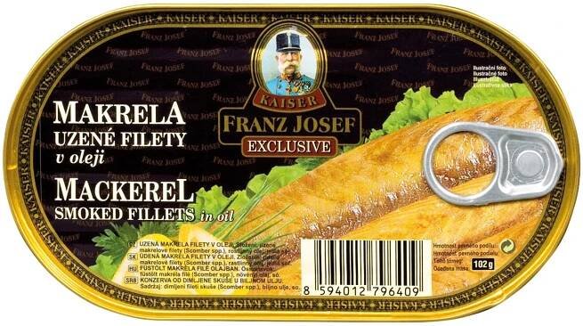 Franz Josef Kaiser Makrela uz. filety v oleji