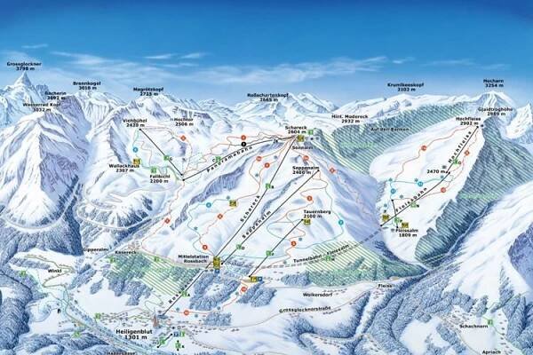 Skimapa Grossglockner Heiligenblut