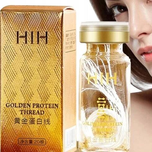 HIH 24K GOLD SADA LIFTINGOVÝCH KOLAGENOVÝCH PROTEINOVÝCH NITÍ 8x20 ks