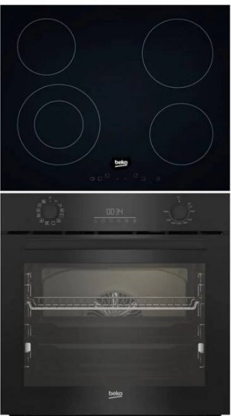 set Beko BBIR17300BCS + HIC64401 + záruka navíc + Pečící plech Beko v hodnotě 549 Kč ZDARMA