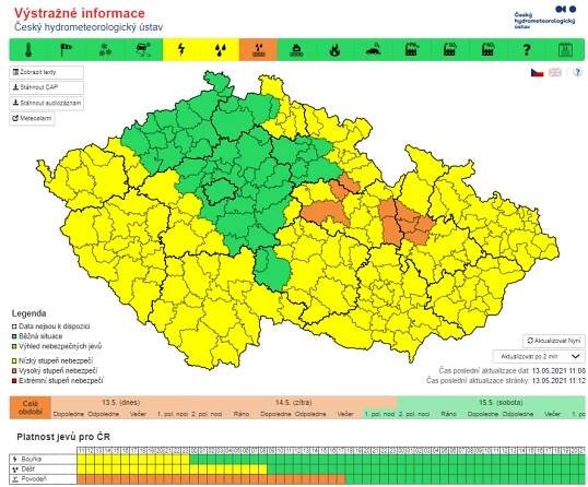Povodňová pohotovost pro Pardubický, Královéhradecký a Olomoucký kraj - Naše voda