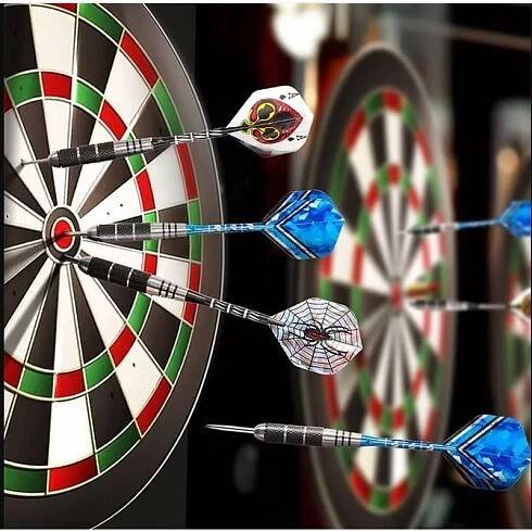 Sada 12 Ks šipek na terče Dart 120 hrotů + příslušenství pro letky za 679.00CZK - Allegro