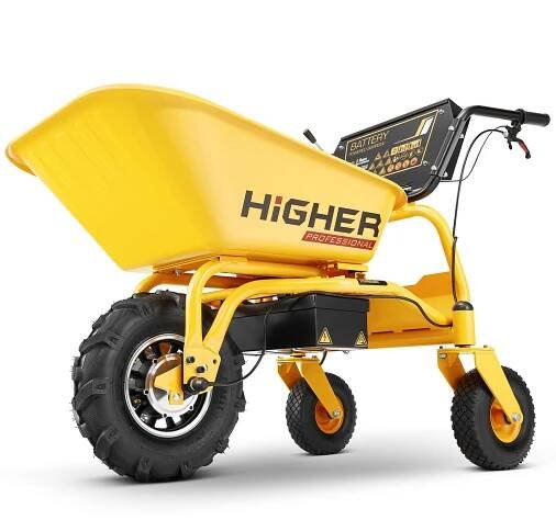 Elektrický vyklápěcí kolečko, 500W, 150kg