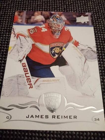 NHL JAMES REIMER - Hokejové karty