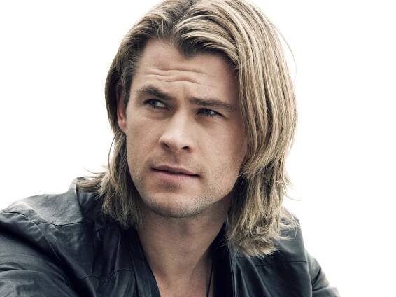 star, eyes, handsome, blue eyes, actor, celebrities, 720P, chris, long, blue, man, hemsworth, long hair, hair, chris hemsworth, handsome man