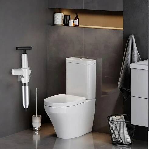 PÍST DO TOALETY TLAKOVÝ NÁSTROJ PRO ODSTRAŇOVAČ TOALETNÍCH TRUBEK S MANOMETREM 5 V 1 za 524.00CZK - Allegro