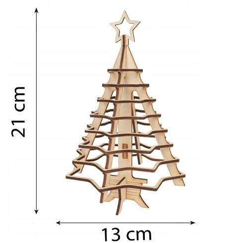 Deku - Mini vánoční stromek 3D 13x21 cm Kód výrobce 286787