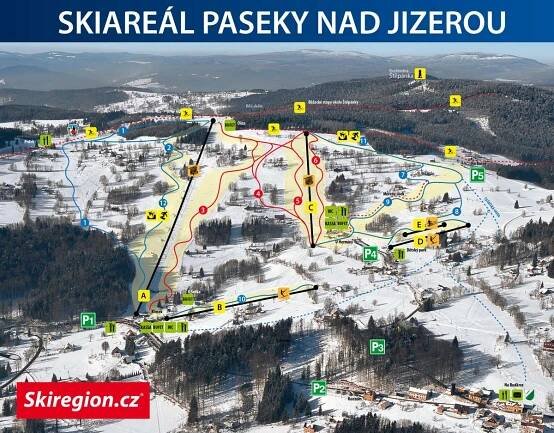 Ski areál Paseky nad Jizerou