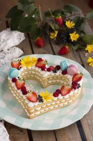 ▷ Trend dortů s písmeny a čísly roku 2018: Můj srdcový dort