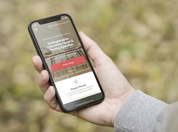 Website Design Haddenham Carpets  | Silvertoad, Luton