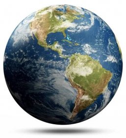 Planeta Země - Severní a Jižní Ameriky. Prvky tohoto obrazu, které Nasa. 3D vykreslování — Stock obrázek