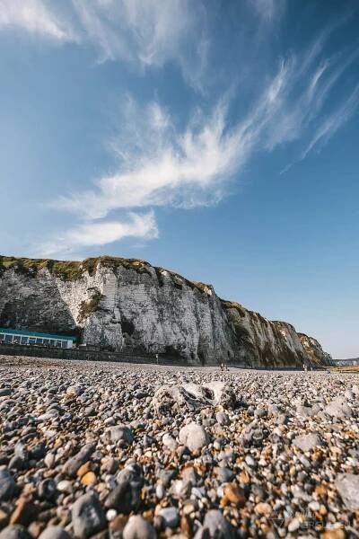 Sur la plage de Dieppe