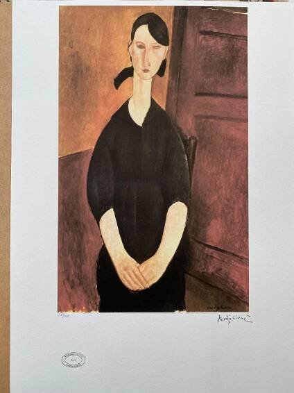 Litografie Modigliani Amedeo 50x70 cm Edice Jeanne Modigliani Pop