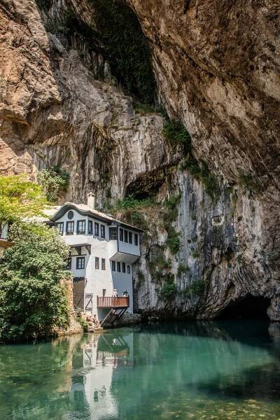 Blagaj house in Bosnia
