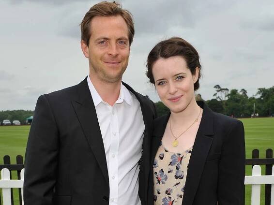 Stephen Campbell Moore and Claire Foy attends the Cartier Queen's Cup Polo Day 2013 on June 16, 2013 in Egham, England. 