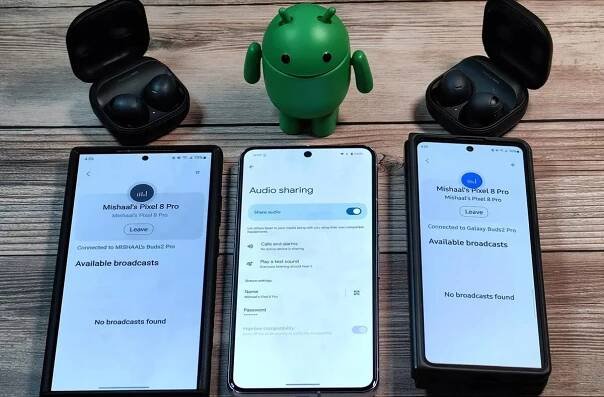 android 15 audio sharing