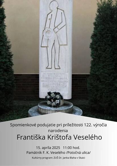 Spomienkové podujatie - František Krištof Veselý 1