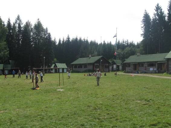 Tábor OKO u Trhové Kamenice. Čistá příroda Železných hor.