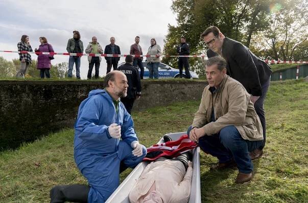 Vraždy na severu - Der letzte Kuss - Z filmu - Christoph Tomanek, Sven Martinek, Ingo Naujoks