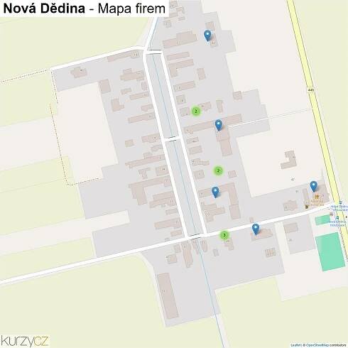 Nová Dědina - mapy | Kurzy.cz