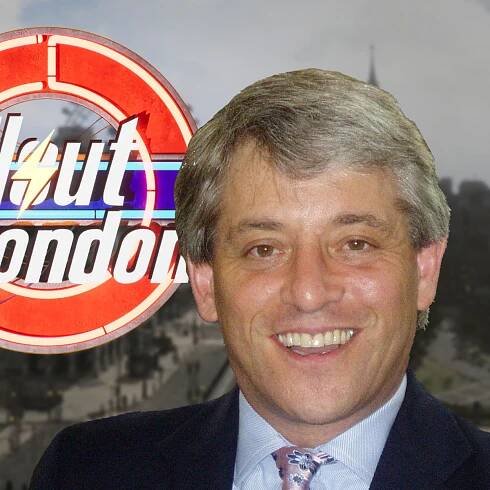 "This is a very curious case" Fallout: London’s project lead on explaining Fallout and what mods are to John Bercow, plus making a quest for Neil Newbon