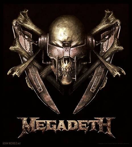 Megadeth Vic Rattlehead Vertical Artwork
