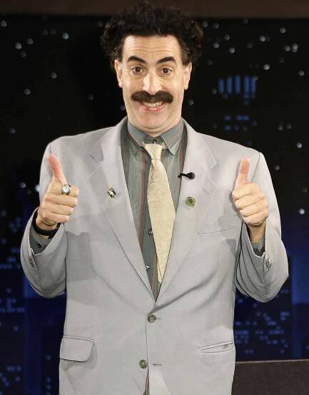 Borat SACHA BARON COHEN
