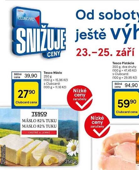 Tesco Máslo 250 g